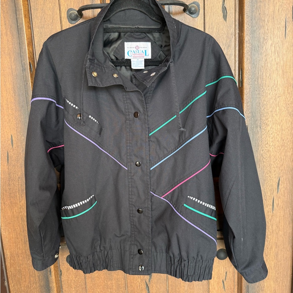Casual Club , Vintage Women’s jacket retro light weight 80s